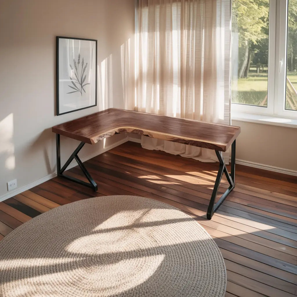 Modern L Shaped Corner Desk For Home Office Setup Lynnsnail