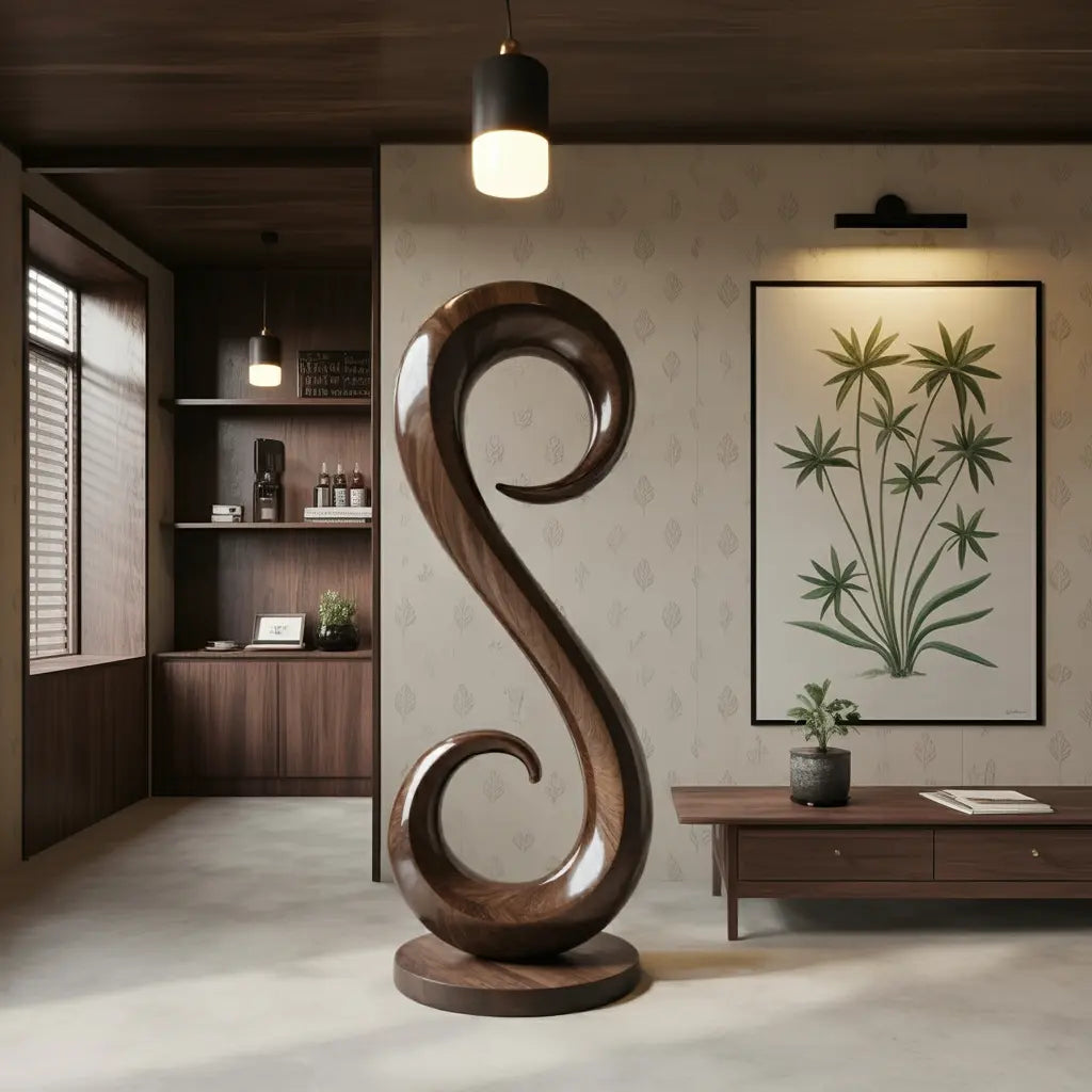 Handcrafted Organic Contemporary Landscape Sculpture For Home Decor Lynnsnail