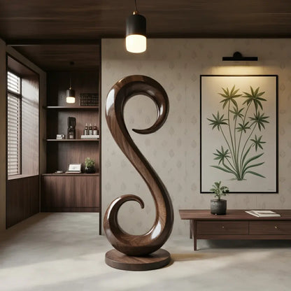 Handcrafted Organic Contemporary Landscape Sculpture For Home Decor Lynnsnail