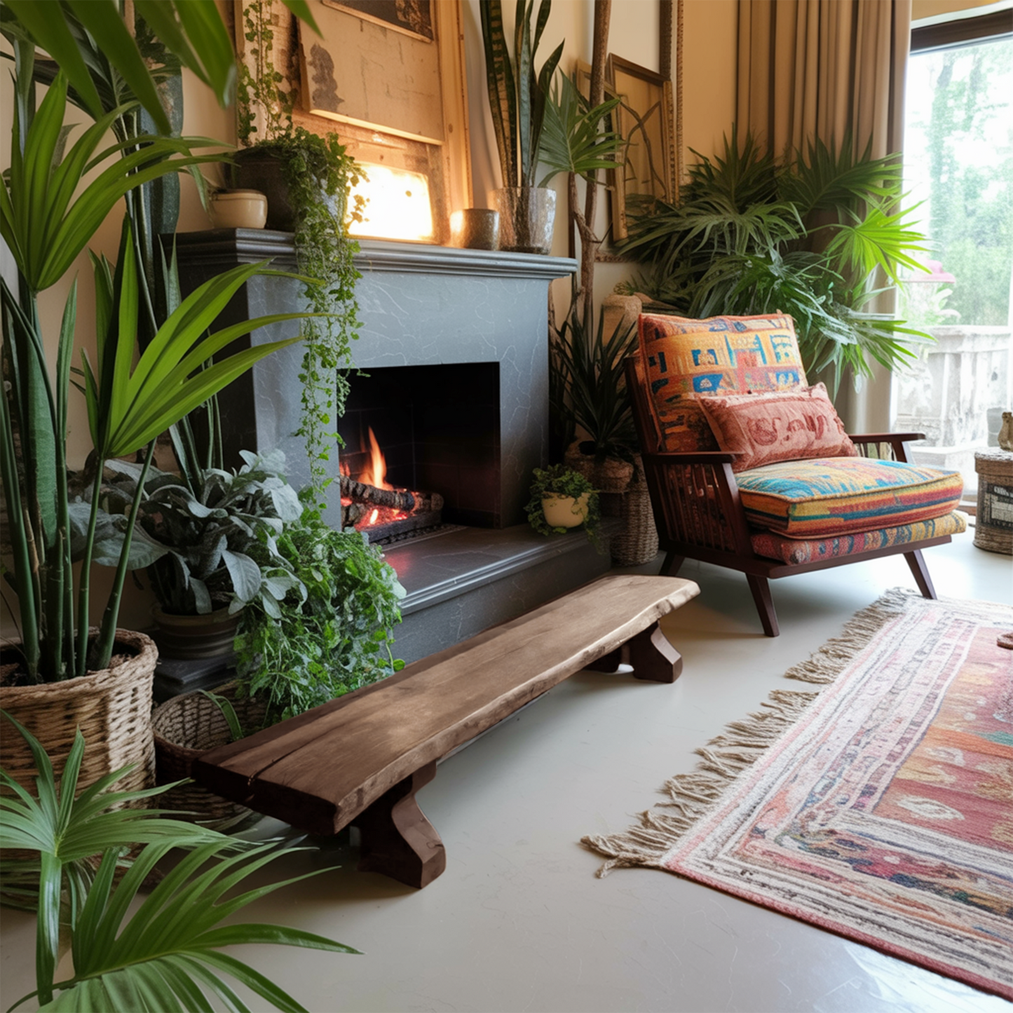 Rustic Live Edge Wood Bench For Entryway Seating Lynnsnail
