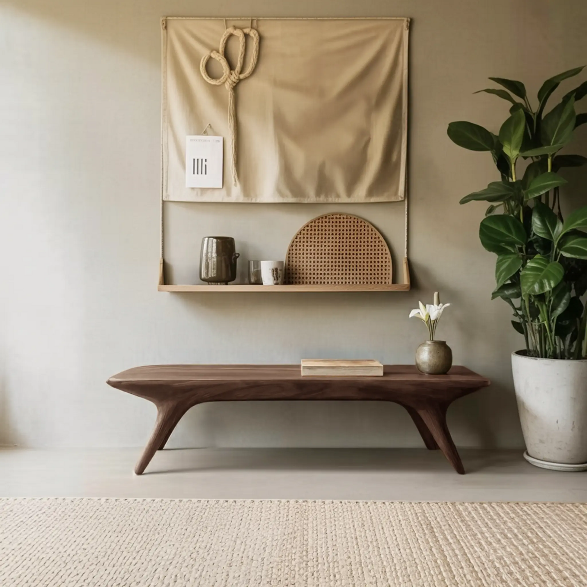 Modern Minimalist Entryway Bench For Hallway Or Bedroom Seating Lynnsnail