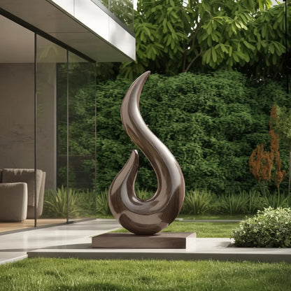 Handcrafted Abstract Sculpture For Outdoor Wall Design Lynnsnail