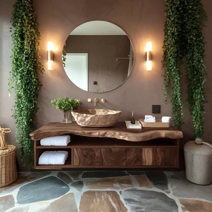 Handcrafted Floating Vanity For Elegant Bathroom Lynnsnail