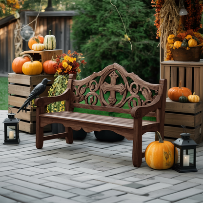 Farmhouse Halloween Patio Chair For Rustic Halloween Porch Decor Lynnsnail