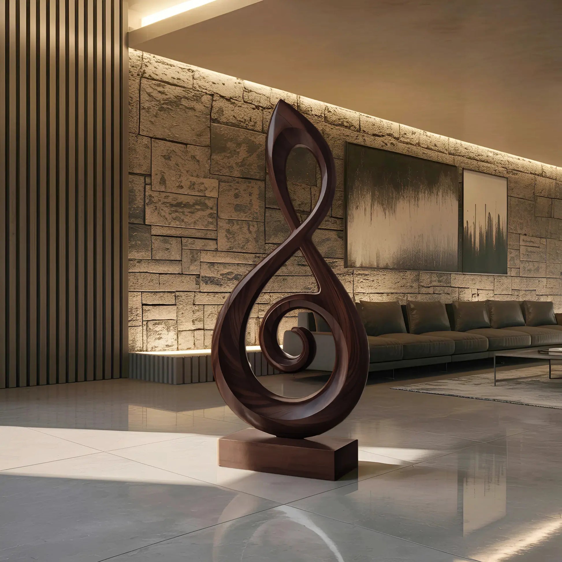 Rustic 3D Wood Art For Living Room Handmade Wall Panel Lynnsnail