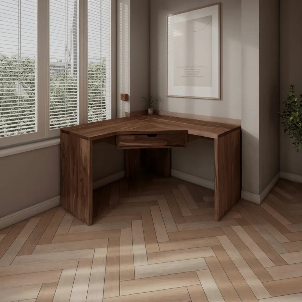 Modern Minimalist Corner Desk For Home Office Setup Lynnsnail