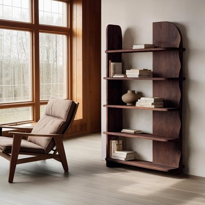 Minimalist Bookcase Sculptural Design For Living Decor Lynnsnail