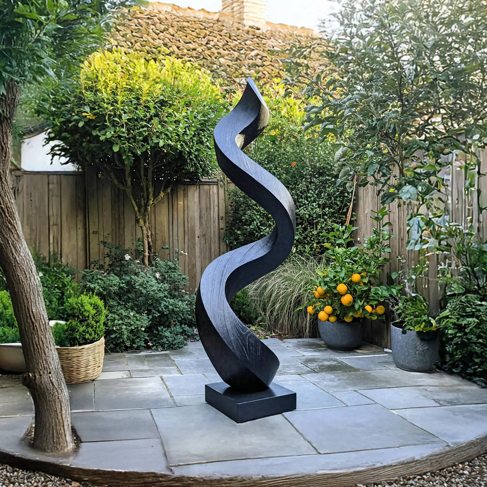 Mid Century Abstract Sculpture For Garden Wall Feature Lynnsnail